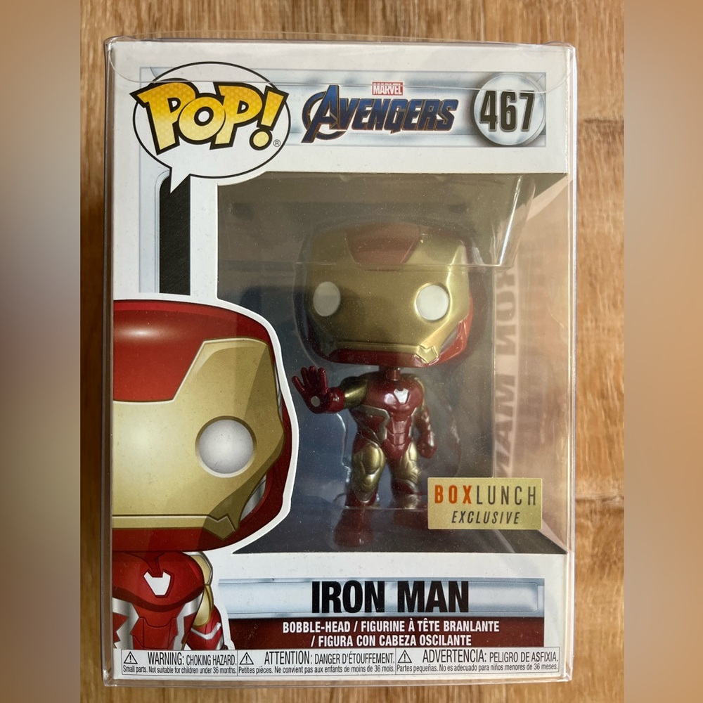 Funko Pop! Iron Man #467 - BoxLunch Exclusive (Red & Gold)